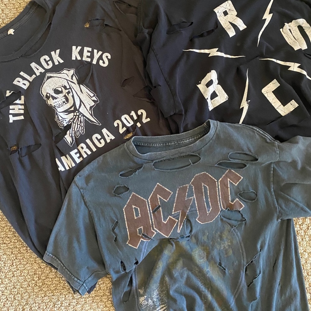Distressed Band Tees